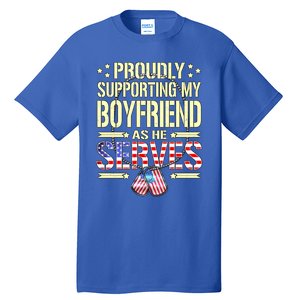 Support My Friend As He Serves Proud Army Friend Gift Tall T-Shirt