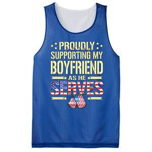 Support My Friend As He Serves Proud Army Friend Gift Mesh Reversible Basketball Jersey Tank