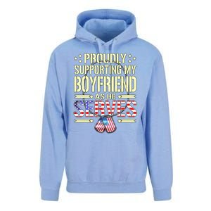 Support My Friend As He Serves Proud Army Friend Gift Unisex Surf Hoodie