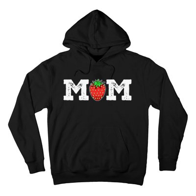 Strawberry Mom Fruit Lover Fruitarian Mother's Day Berry Hoodie