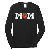 Strawberry Mom Fruit Lover Fruitarian Mother's Day Berry Long Sleeve Shirt