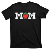 Strawberry Mom Fruit Lover Fruitarian Mother's Day Berry T-Shirt