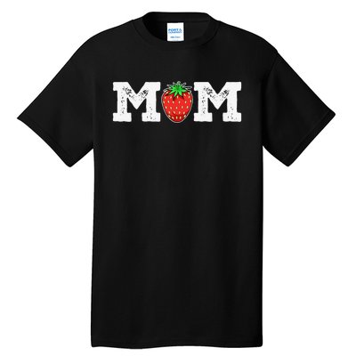 Strawberry Mom Fruit Lover Fruitarian Mother's Day Berry Tall T-Shirt