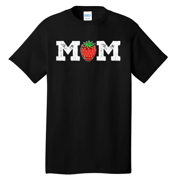 Strawberry Mom Fruit Lover Fruitarian Mother's Day Berry Tall T-Shirt