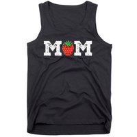 Strawberry Mom Fruit Lover Fruitarian Mother's Day Berry Tank Top