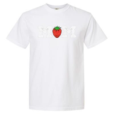 Strawberry Mom Fruit Lover Fruitarian Mother's Day Berry Garment-Dyed Heavyweight T-Shirt