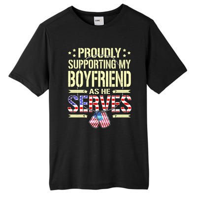 Support My Friend As He Serves Proud Army Friend Gift Cute Gift Tall Fusion ChromaSoft Performance T-Shirt