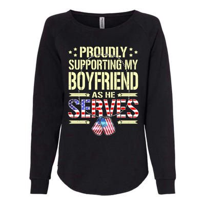 Support My Friend As He Serves Proud Army Friend Gift Cute Gift Womens California Wash Sweatshirt