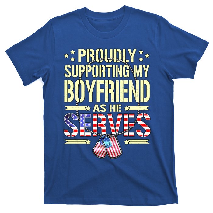 Support My Friend As He Serves Proud Army Friend Gift Cute Gift T-Shirt