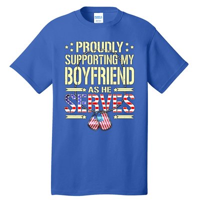 Support My Friend As He Serves Proud Army Friend Gift Cute Gift Tall T-Shirt