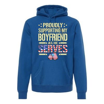 Support My Friend As He Serves Proud Army Friend Gift Cute Gift Premium Hoodie