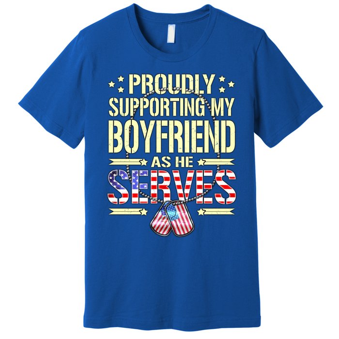 Support My Friend As He Serves Proud Army Friend Gift Cute Gift Premium T-Shirt