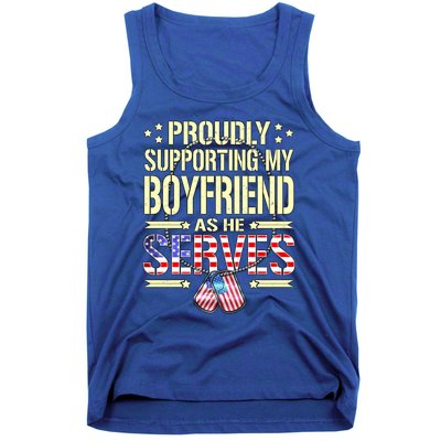 Support My Friend As He Serves Proud Army Friend Gift Cute Gift Tank Top