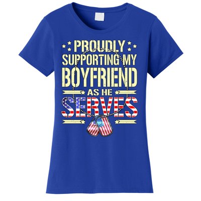 Support My Friend As He Serves Proud Army Friend Gift Cute Gift Women's T-Shirt