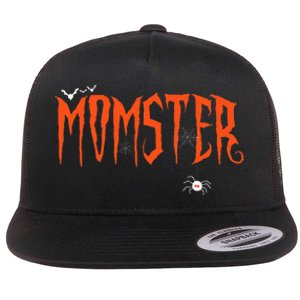 Spooky Momster Funny Halloween Costume for Family Flat Bill Trucker Hat