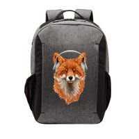 Smiling Musical Fox Vector Backpack