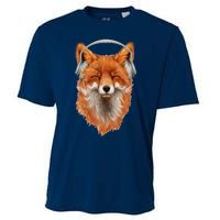 Smiling Musical Fox Cooling Performance Crew T-Shirt