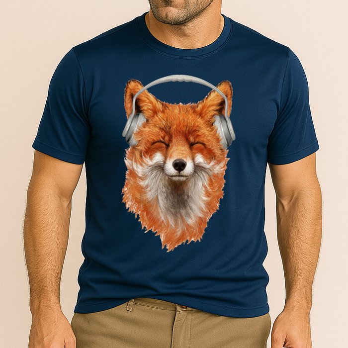 Smiling Musical Fox Performance Shirt