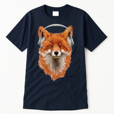 Smiling Musical Fox Tall T-Shirt