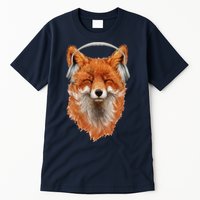 Smiling Musical Fox Tall T-Shirt