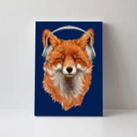 Smiling Musical Fox Canvas