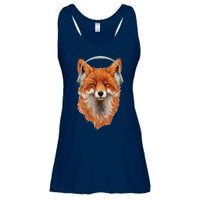 Smiling Musical Fox Ladies Essential Flowy Tank