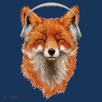 Smiling Musical Fox Flatbill Hat
