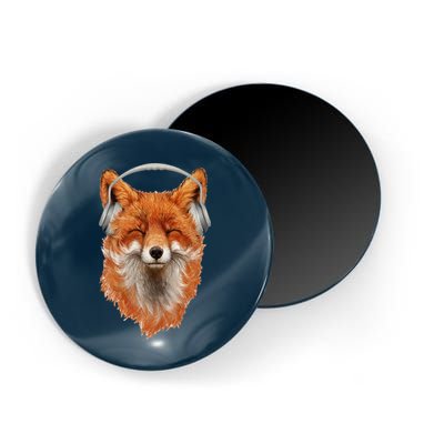 Smiling Musical Fox Magnet