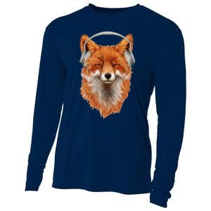 Smiling Musical Fox Cooling Performance Long Sleeve Crew