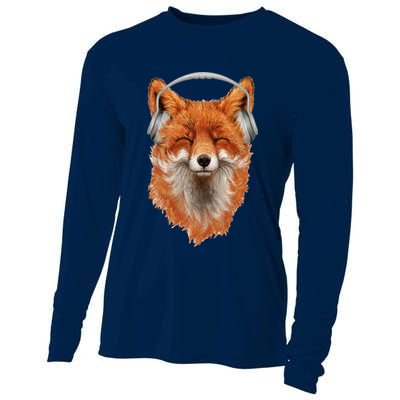Smiling Musical Fox Cooling Performance Long Sleeve Crew