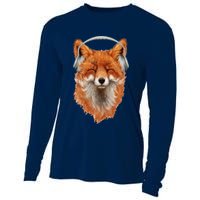 Smiling Musical Fox Cooling Performance Long Sleeve Crew