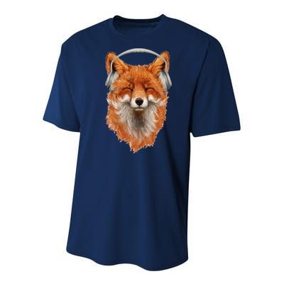 Smiling Musical Fox Youth Performance Sprint T-Shirt