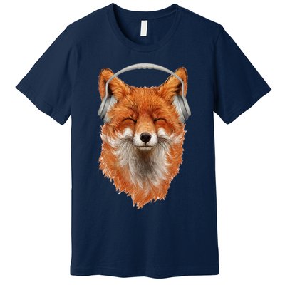 Smiling Musical Fox Premium T-Shirt
