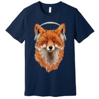 Smiling Musical Fox Premium T-Shirt