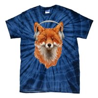 Smiling Musical Fox Tie-Dye T-Shirt