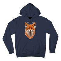 Smiling Musical Fox Tall Hoodie