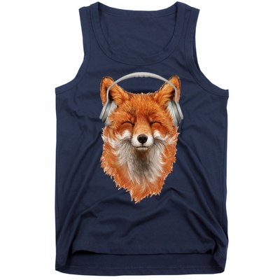 Smiling Musical Fox Tank Top