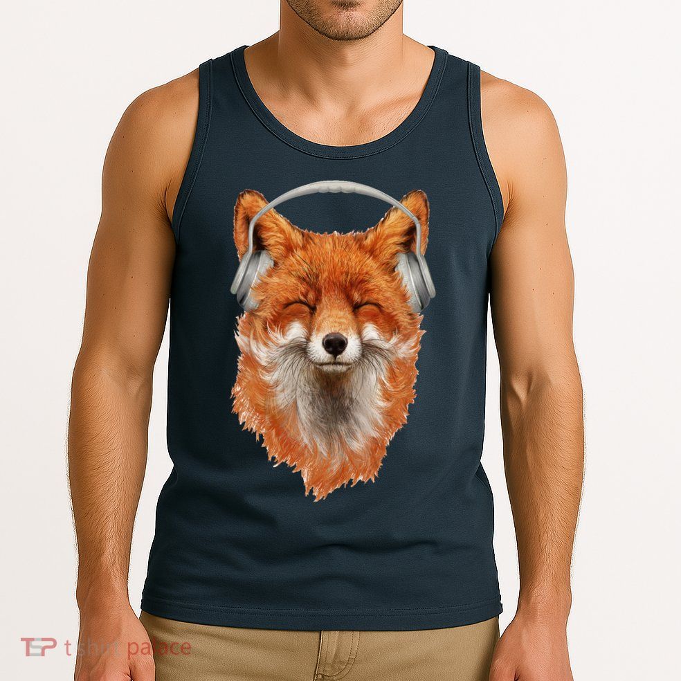 Smiling Musical Fox Tank Top