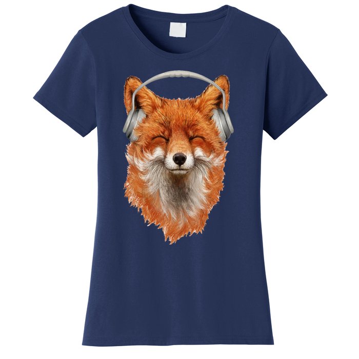 Smiling Musical Fox Women's T-Shirt