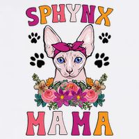Sphynx Mama Flowers Sphynx Owner Sphynx Cat Mom Sphynx Girl Doggie Tank