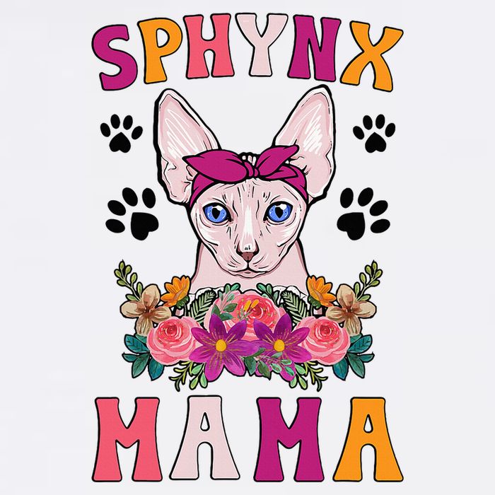 Sphynx Mama Flowers Sphynx Owner Sphynx Cat Mom Sphynx Girl Doggie Tank