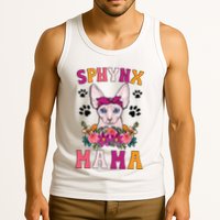 Sphynx Mama Flowers Sphynx Owner Sphynx Cat Mom Sphynx Girl Tank Top