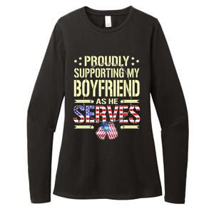 Support My Friend As He Serves Proud Army Friend Gift Cool Gift Womens CVC Long Sleeve Shirt