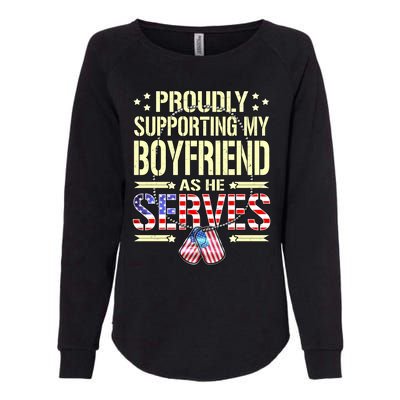 Support My Friend As He Serves Proud Army Friend Gift Cool Gift Womens California Wash Sweatshirt