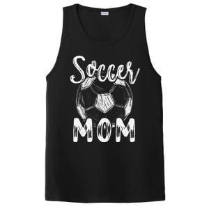 Soccer Mom For Women Family Matching Team Player Soccer Ball PosiCharge Competitor Tank