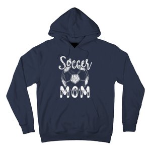 Soccer Mom For Women Family Matching Team Player Soccer Ball Hoodie