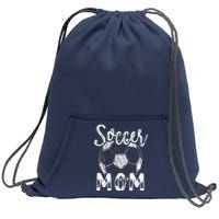 Soccer Mom For Women Family Matching Team Player Soccer Ball Sweatshirt Cinch Pack Bag