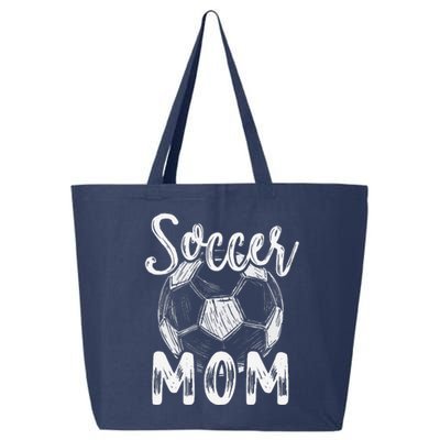 Soccer Mom For Women Family Matching Team Player Soccer Ball 25L Jumbo Tote