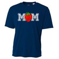 Strawberry Mom Fruit Lover Fruitarian MotherS Day Berry Cooling Performance Crew T-Shirt