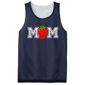 Strawberry Mom Fruit Lover Fruitarian MotherS Day Berry Mesh Reversible Basketball Jersey Tank